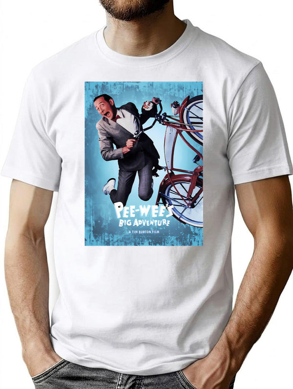 80s Funny Movie Vintage T-Shirt - Retro Graphic Casual Tee - White