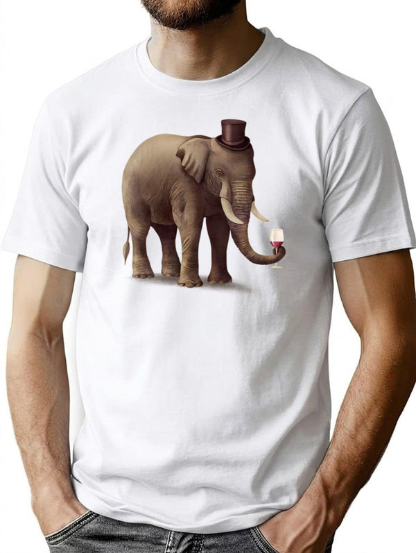 A Fine Vintage T-Shirt - Retro Graphic Casual Tee - White