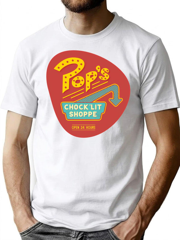 A Place To Ketchup... T-Shirt - Retro Graphic Tee for Men & Women - White