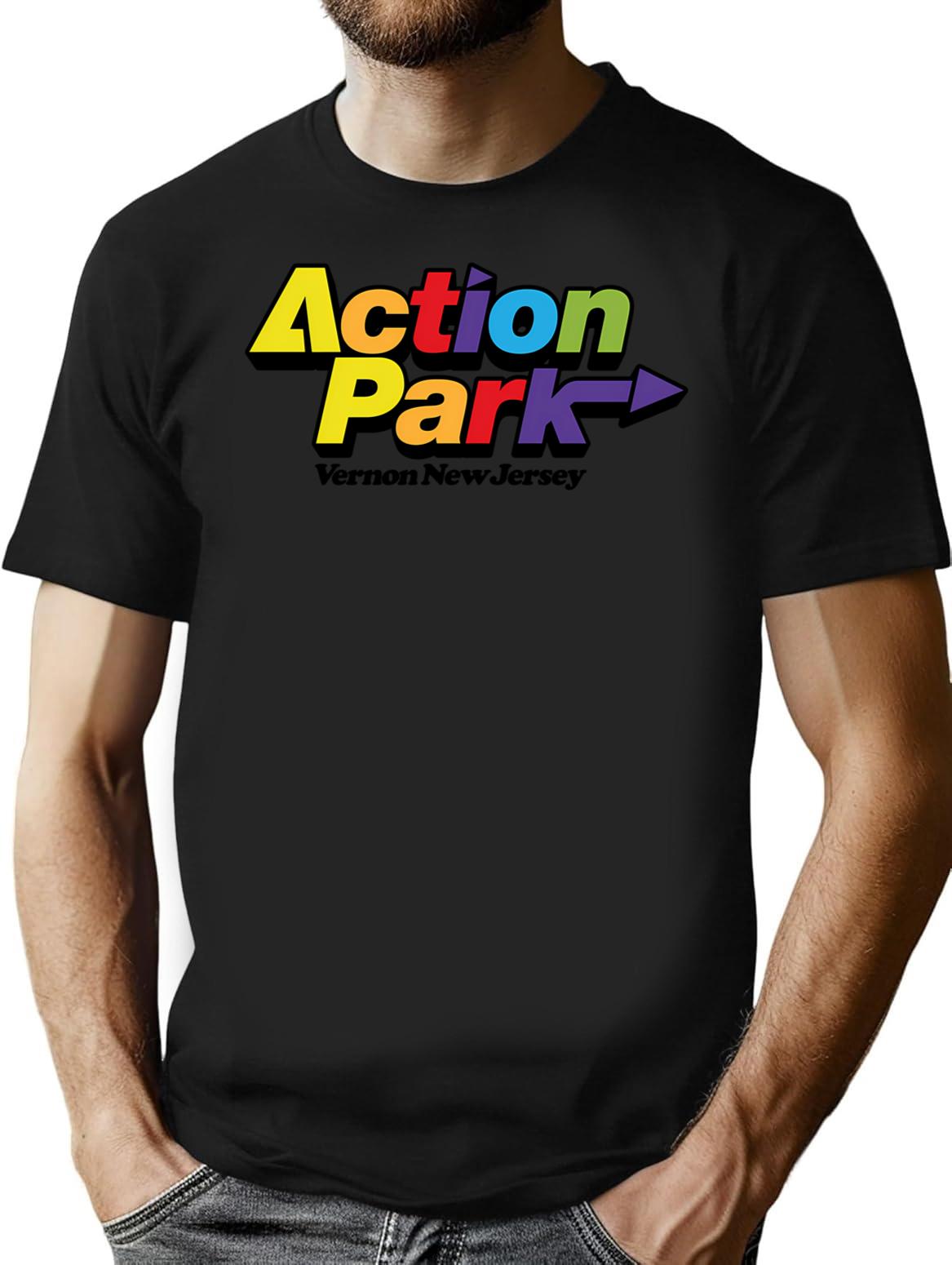 Action Park Vernon New Jersey Vintage T-Shirt - Black