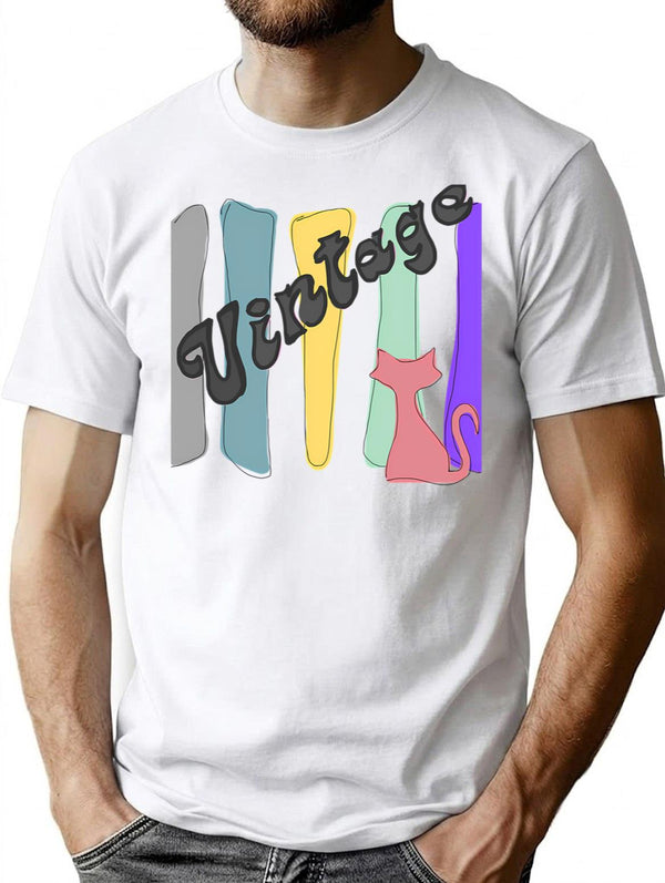 Advantage T-Shirt - Retro Graphic Tee for Men & Women - White