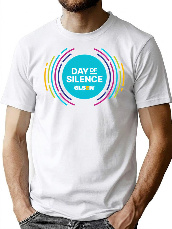 April 23rd National Day Of Silence Graphic Glsen T-Shirt - White