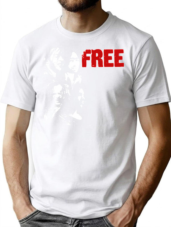 Art Free Funny Gifts Boys Girls Vintage T-Shirt - White