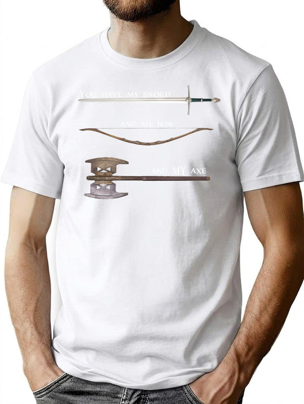 Art Picture Funny Gifts Vintage T-Shirt - Retro Graphic Casual Tee - White