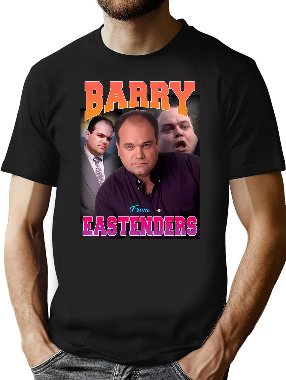 Barry From Eastenders (1) T-Shirt - Retro Graphic Tee for Men & Women - Black