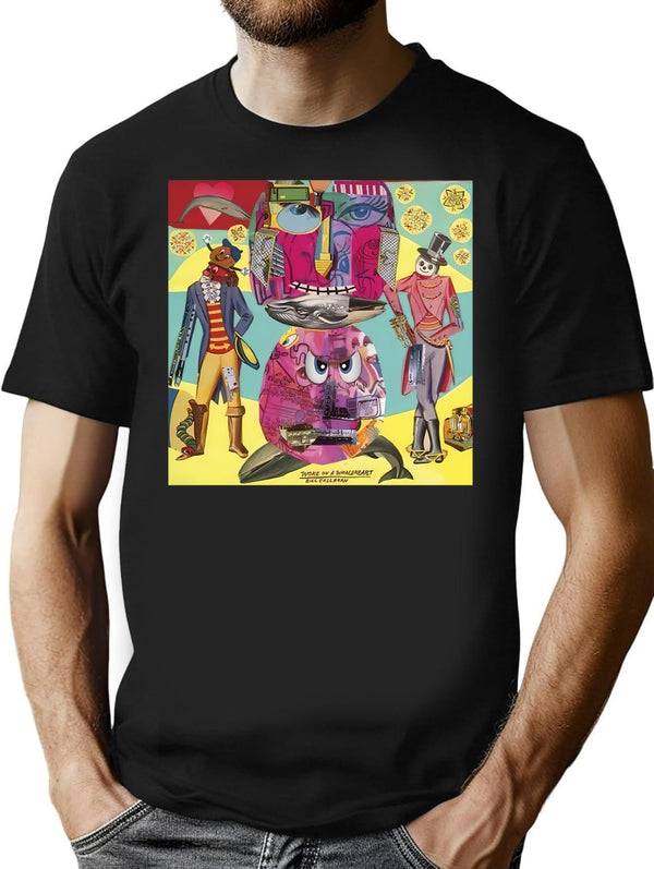 Beautiful Art T-Shirt - Retro Graphic Tee for Men & Women - Black