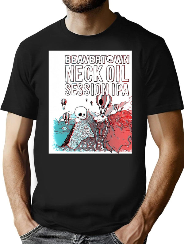 Beavertown Brewery Neck Oil Session Ipa T-Shirt - Black