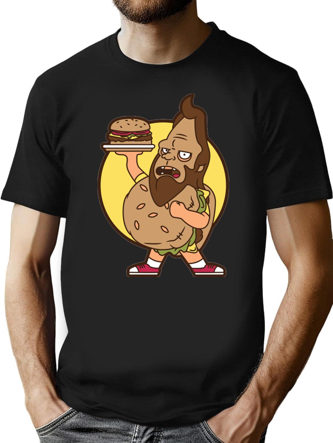 Beefsquatch Big Boy Premium Heavyweight Cotton T-Shirt - Black