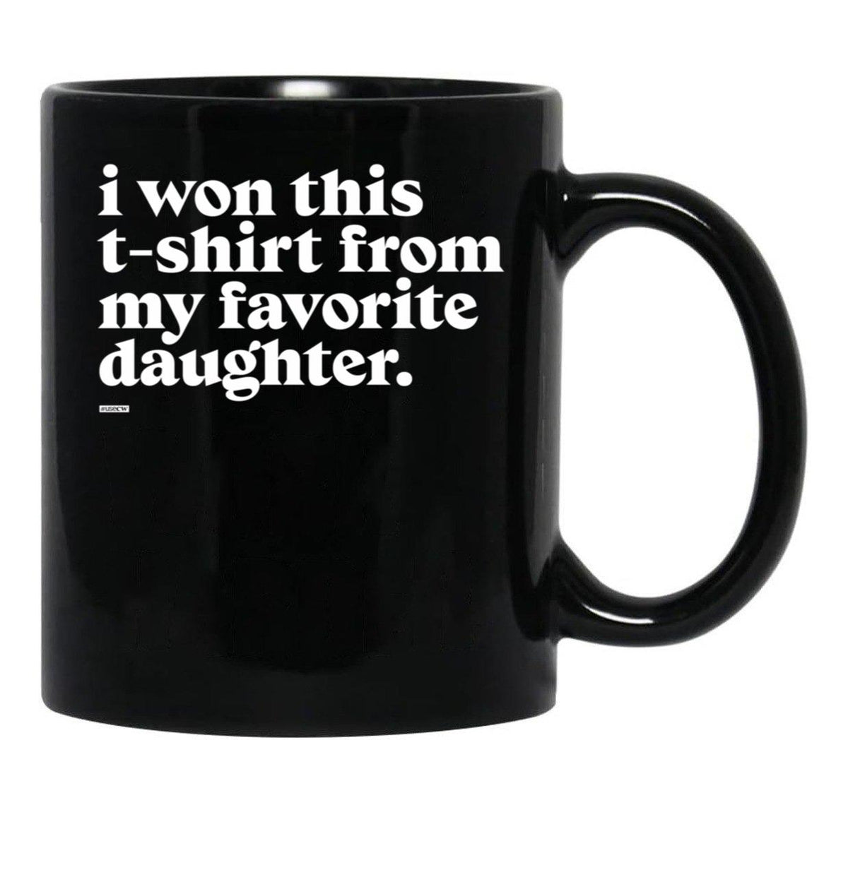 Daughter (2) Black Coffee Mug - Black