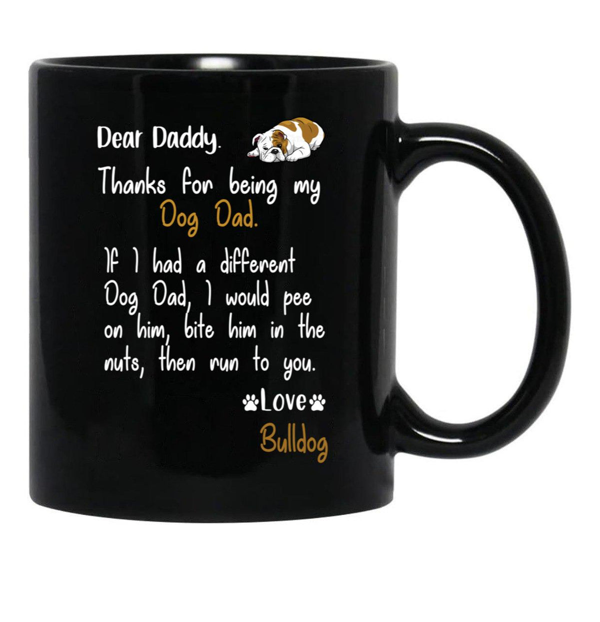 Dog (1) Black Coffee Mug - Black
