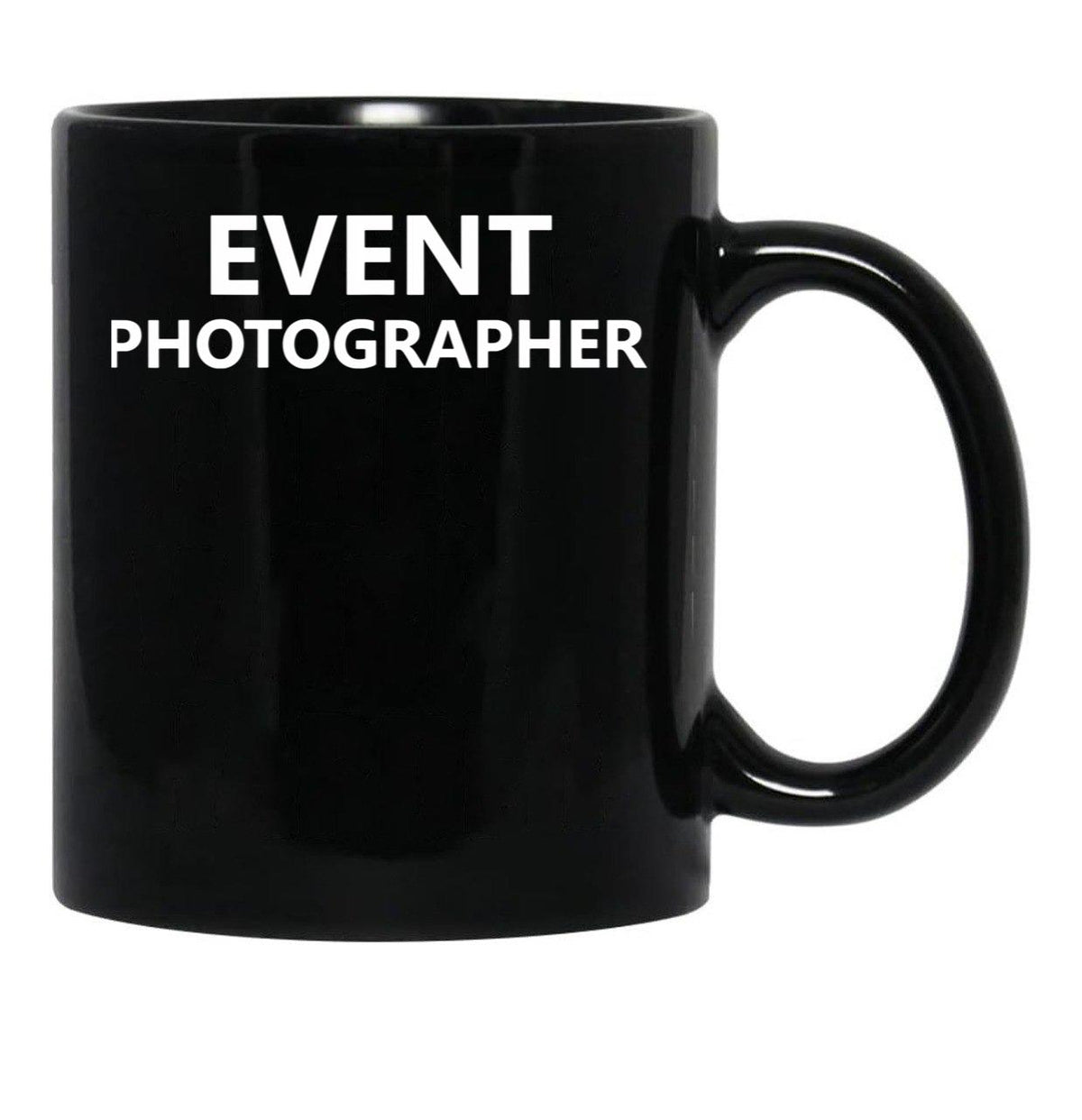 Event Photographer Official Job Staff Pictures Black Coffee Mug, Gift Coffee Mug - Black