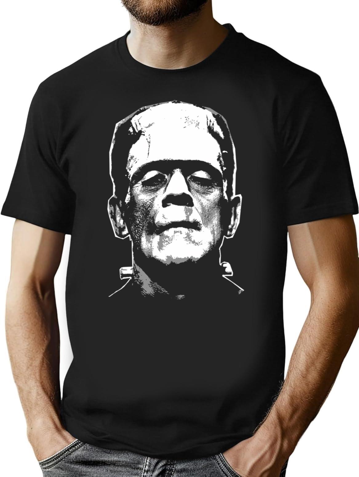 Frankenstein T-Shirt for Men & Women, T-Shirts Graphic Tee - Black