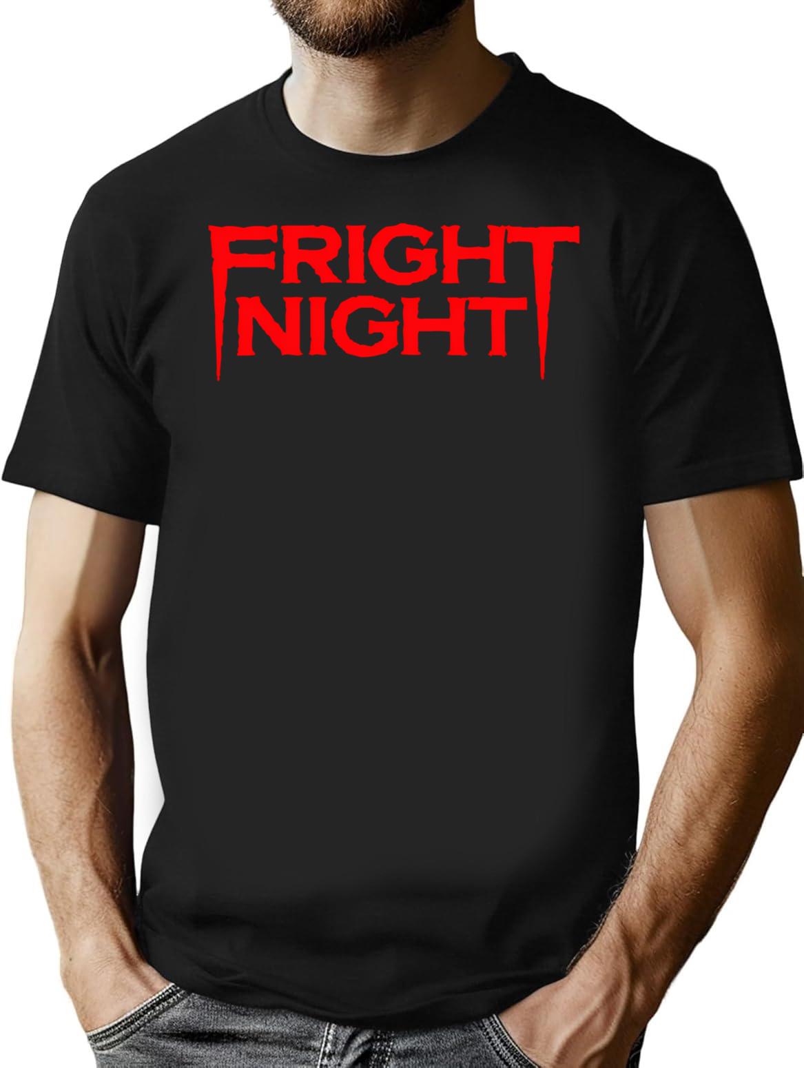 Fright Night (2) T-Shirt for Men & Women, T-Shirts Graphic Tee - Black