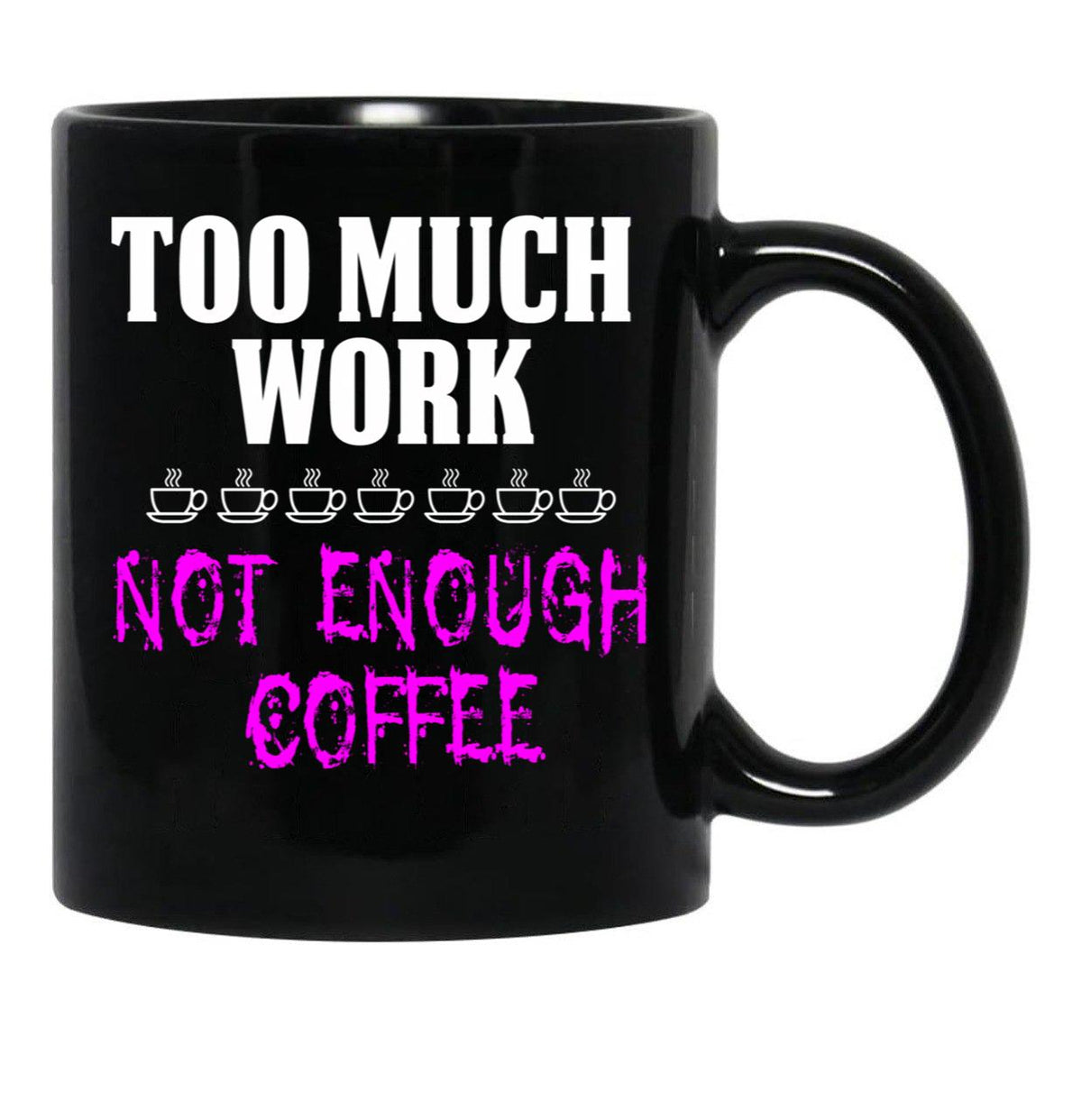 Funny Design For Working Mom'S Black Coffee Mug, Gift Coffee Mug - Black