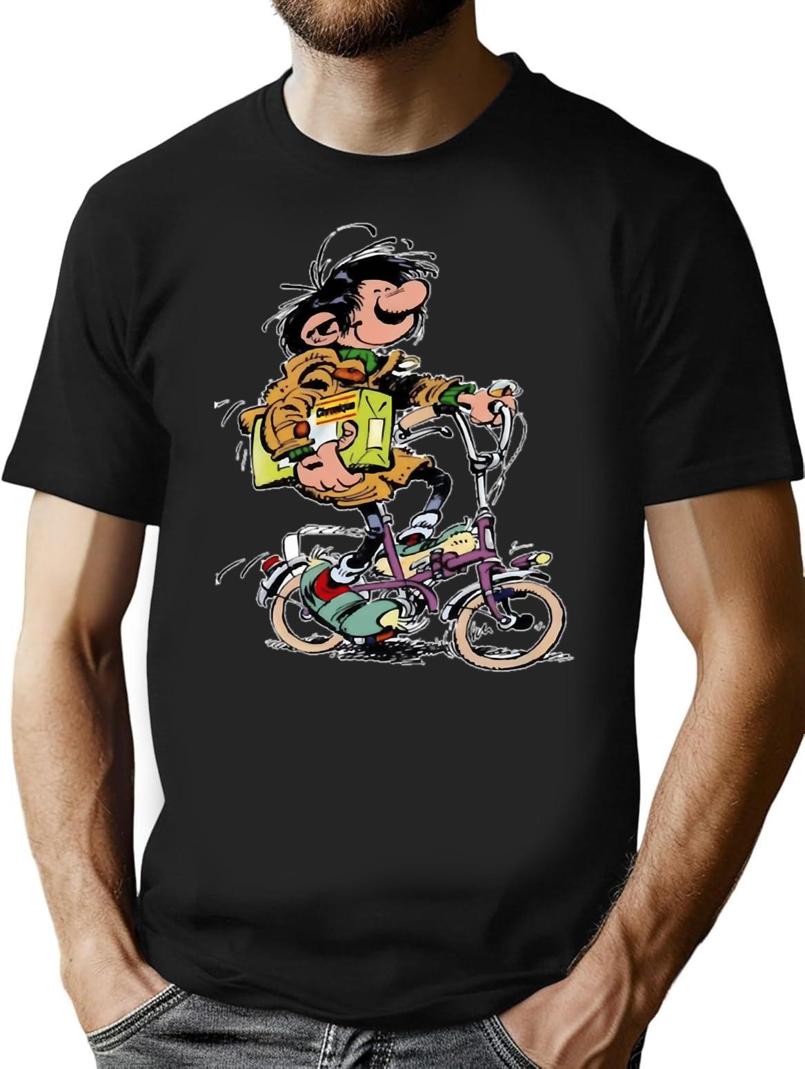 Funny Gift For Fantasio Spirou Retro Vintage T-Shirt - Black