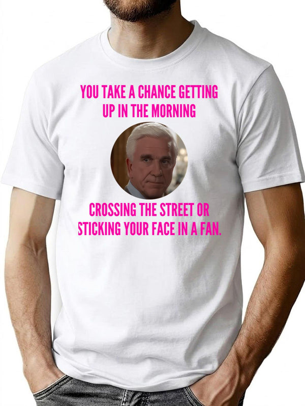 Funny Gifts For Leslie Nielsen Retro Vintage T-Shirt - White