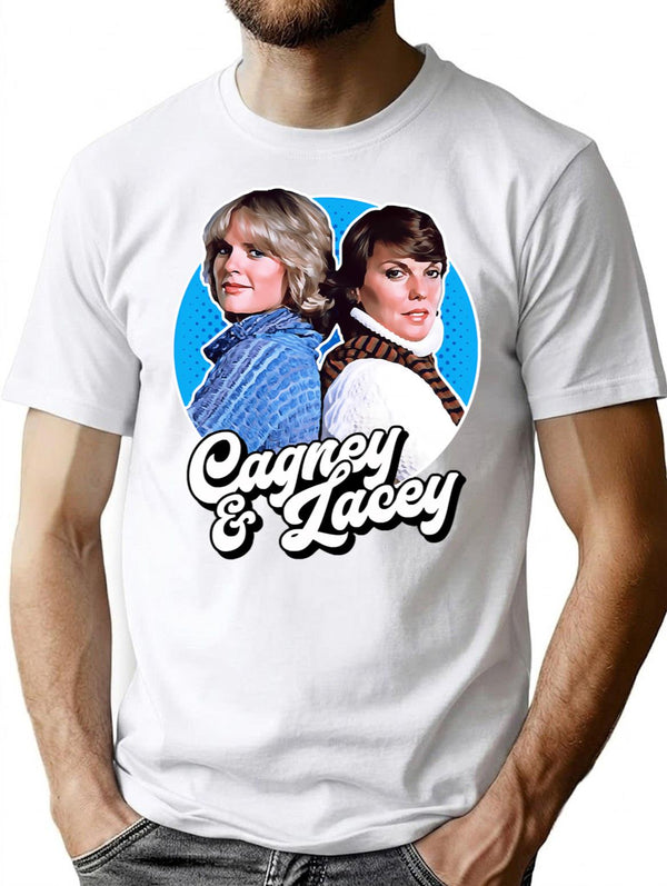 Funny Gifts For Retro Cagney And Lacey Tribute Gift For Fans T-Shirt - White