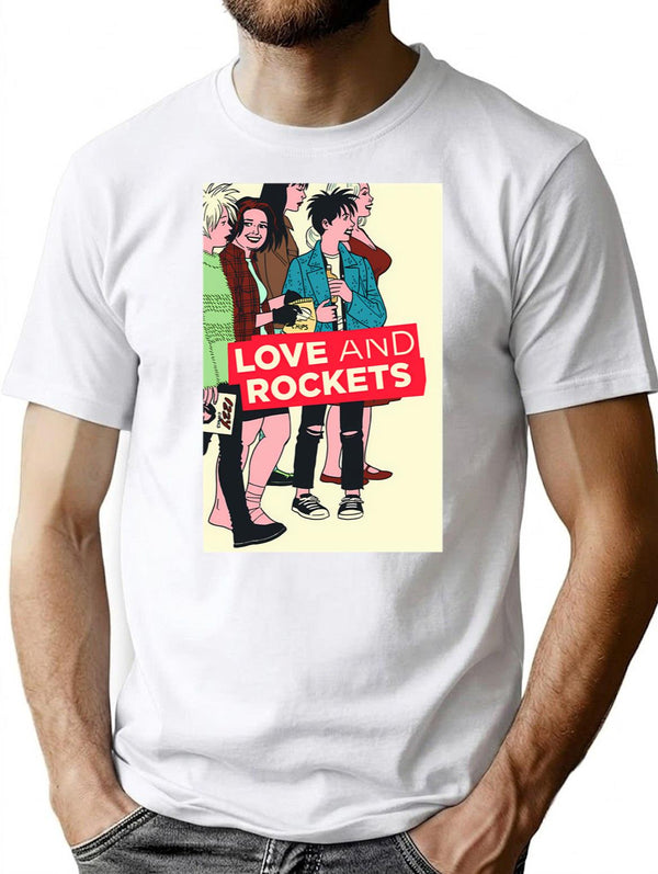 Funny Gifts Love And Rockets Gifts For Fan T-Shirt - White