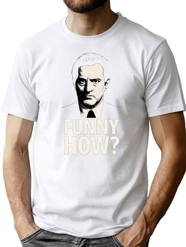 Funny How Movie Meme Gangster Reaction T-Shirt - White