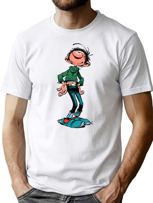 Funny Men Batem Spirou Gifts Movie Fan T-Shirt - White