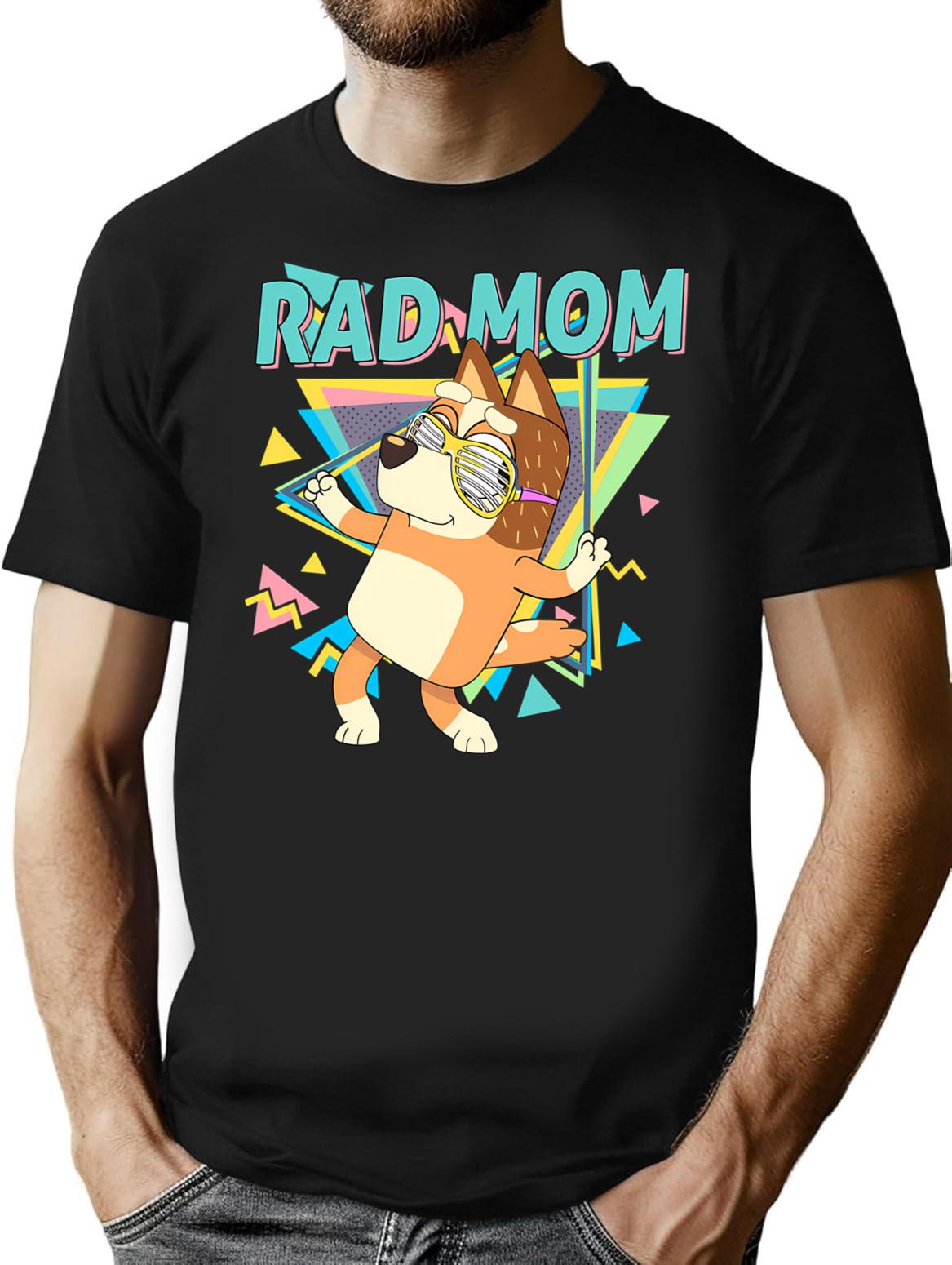 Funny Rad Mom Cool Mother's Day Cool Mama T-Shirt - Black