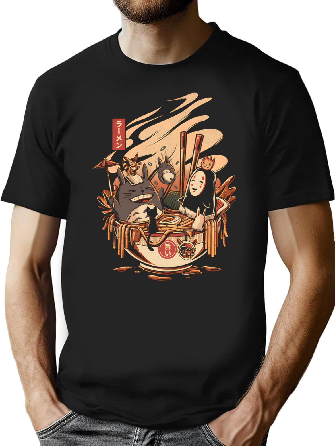 Funny Ramen T-Shirt - Sarcastic Humor Graphic Tee - Black