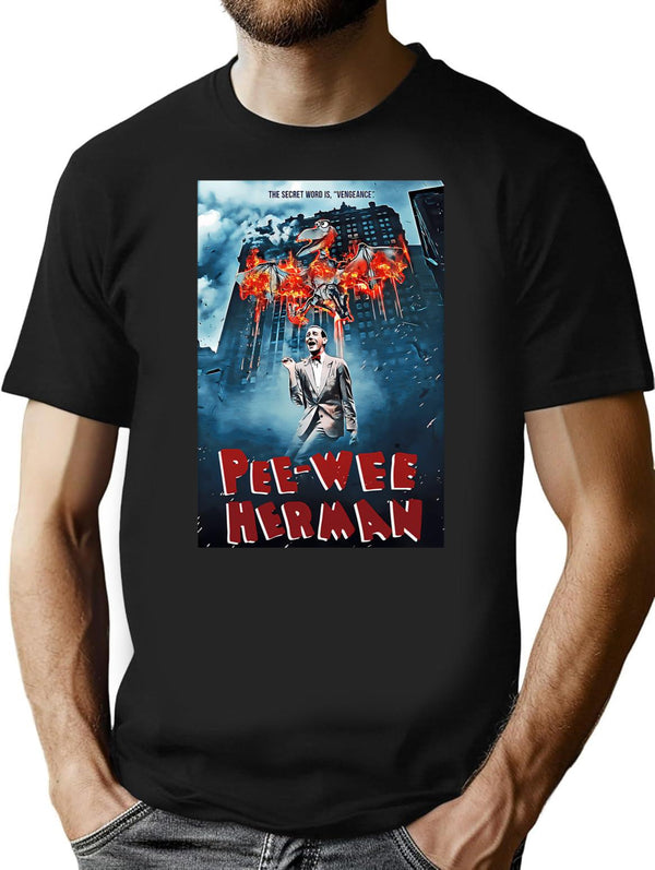 Funny Vintage Movie 80s T-Shirt - Retro Graphic Casual Tee - Black