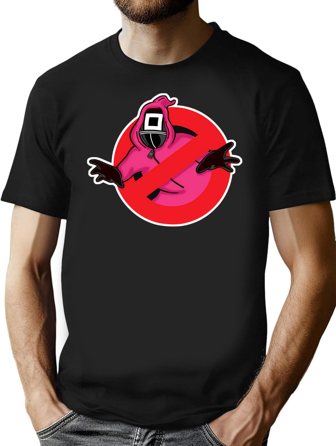 Game Busters T-Shirt for Men & Women, T-Shirts Graphic Tee - Black