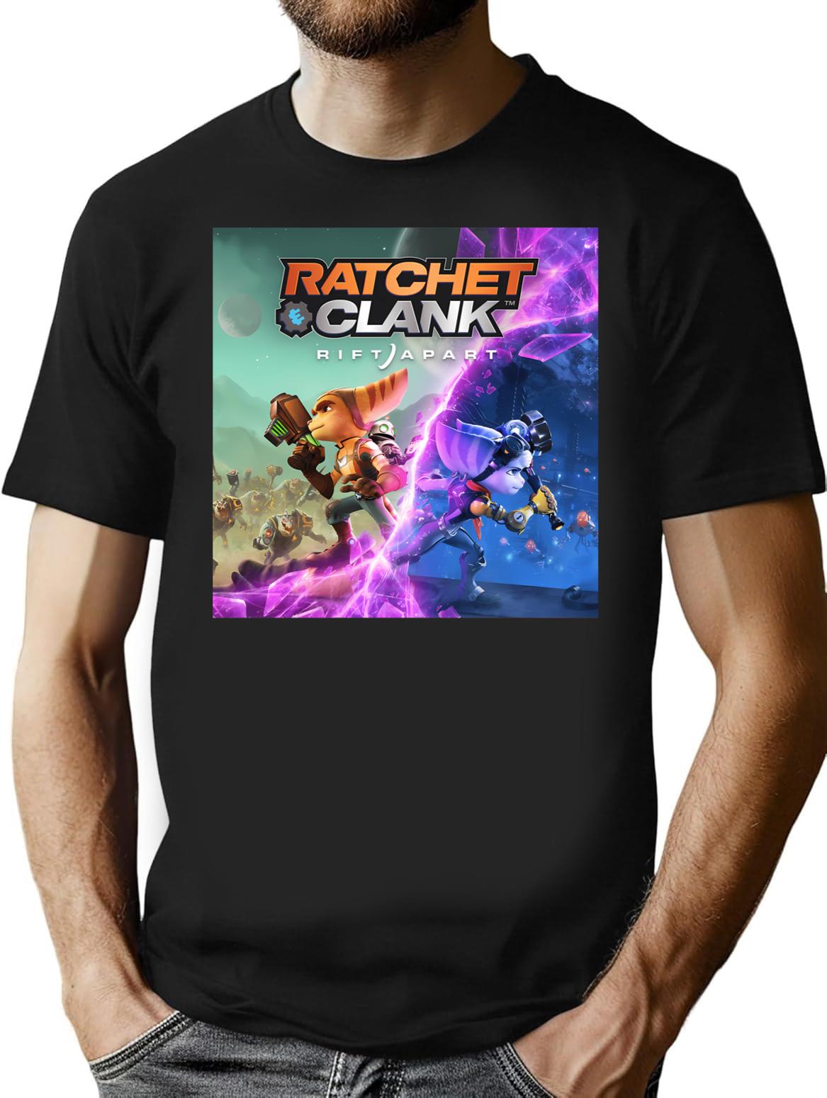 Game R And C T-Shirt - Retro Graphic Tee for Men & Women - Black