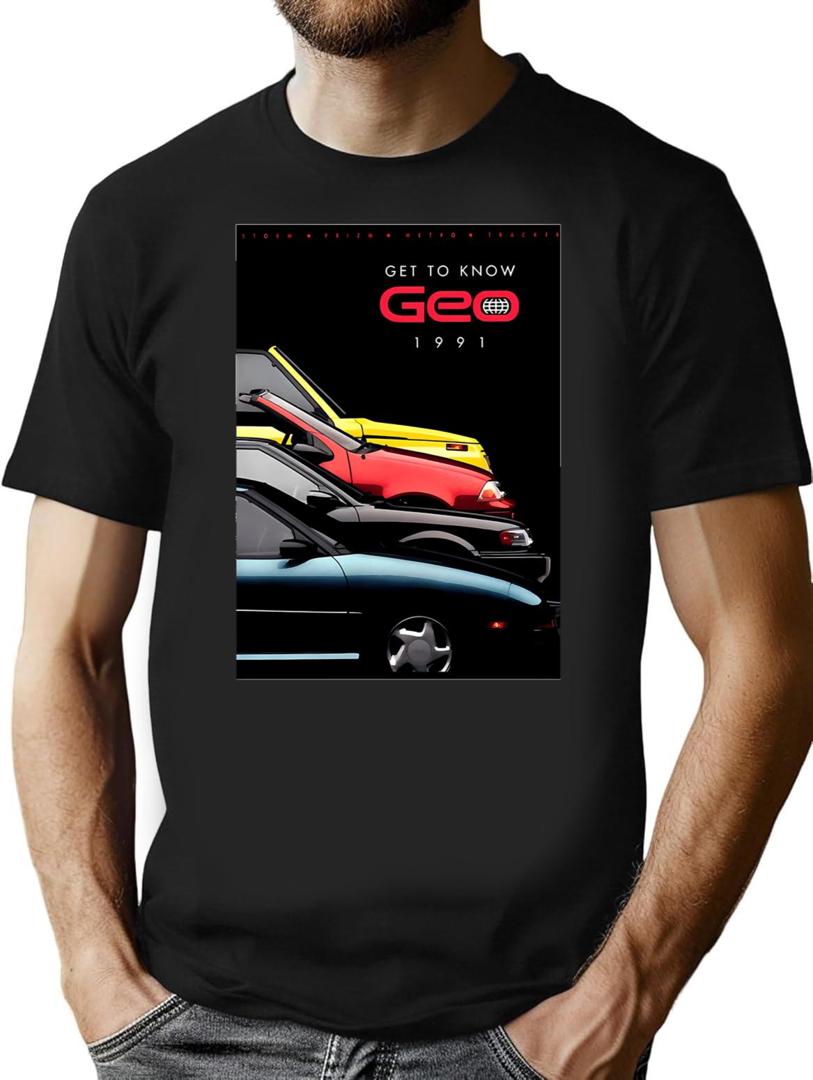 Geo Motors (geo Metro) 90s Advert Poster Classic T-Shirt - Black