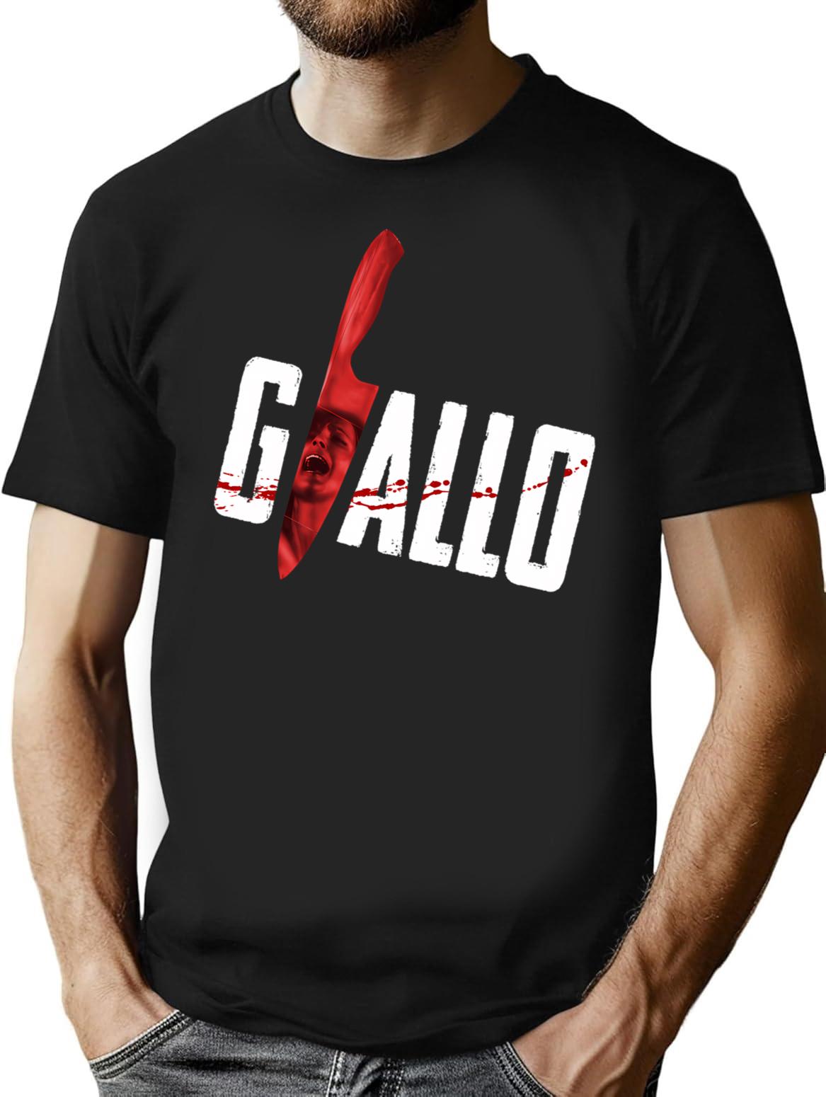 Giallo T-Shirt for Men & Women, T-Shirts Graphic Tee - Black