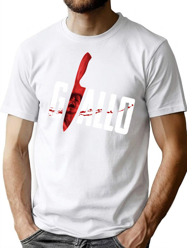 Giallo T-Shirt for Men & Women, T-Shirts Graphic Tee - White