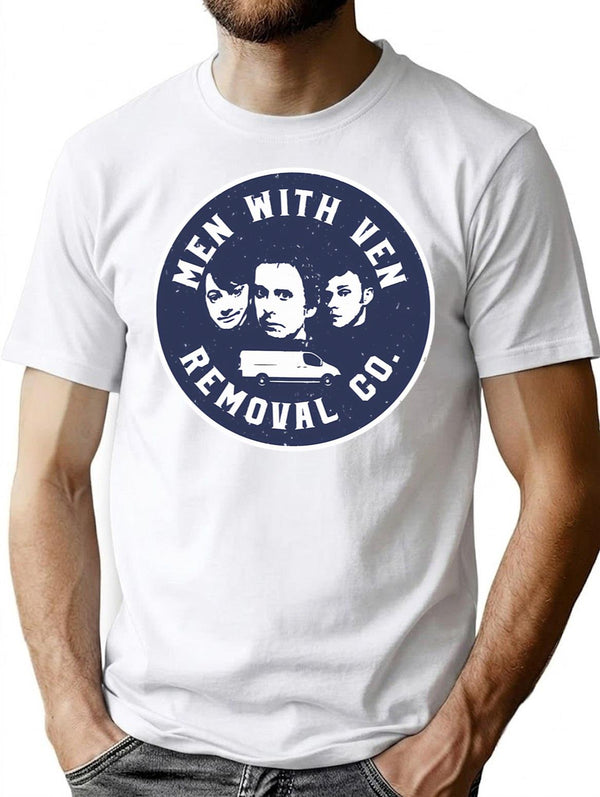Gift For Men Peep Show Retro Vintage T-Shirt - White