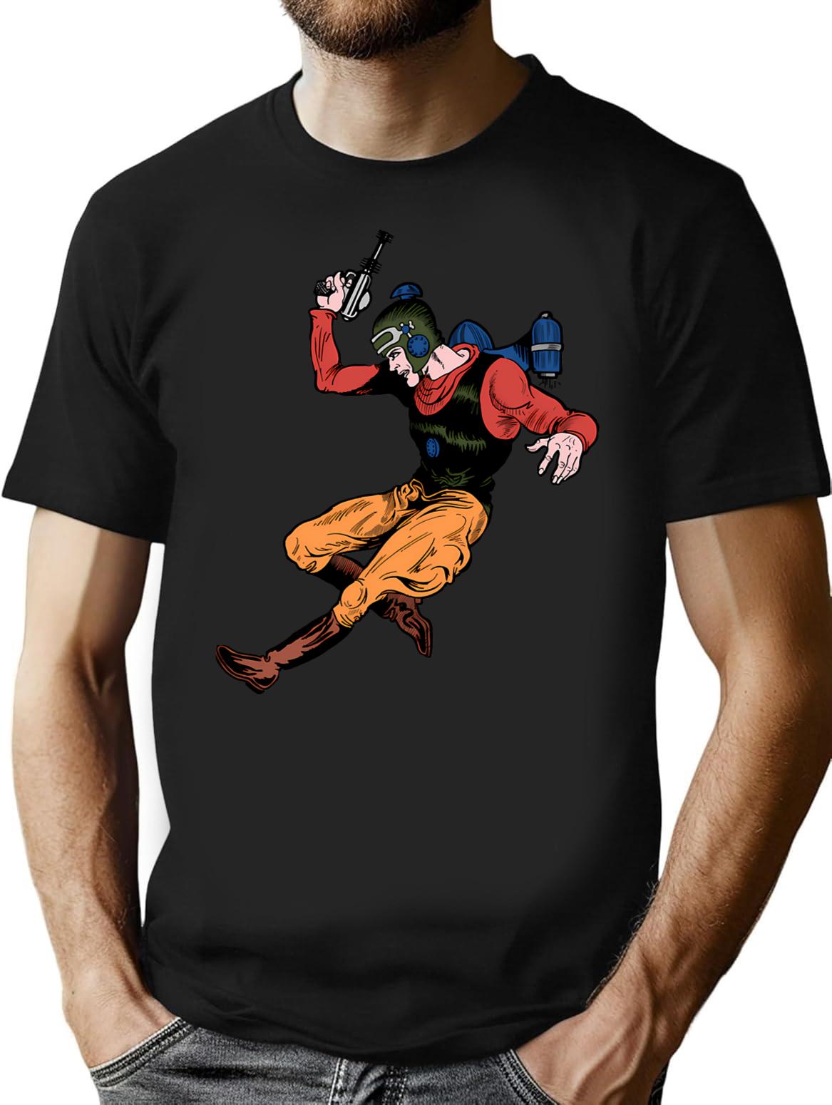 Gifts Men Buck Funny Graphic For Fan T-Shirt - Black