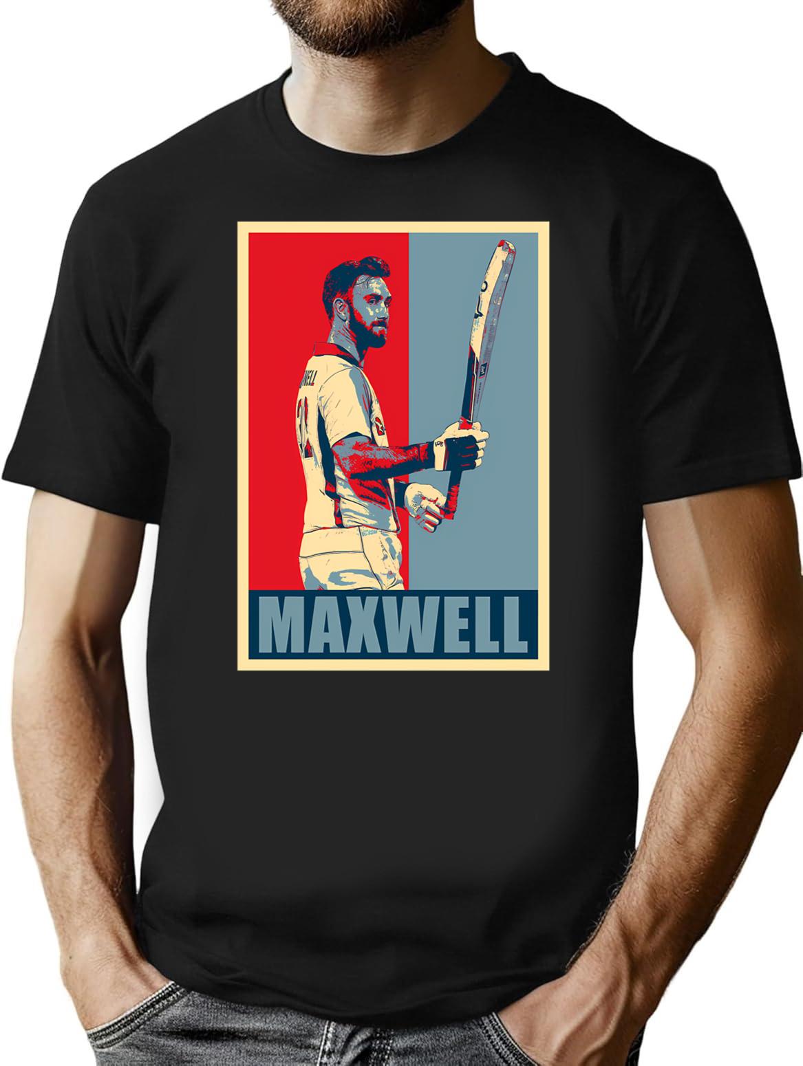 Glenn Maxwell Funny Gifts Men T-Shirt - Sarcastic Humor Graphic Tee - Black