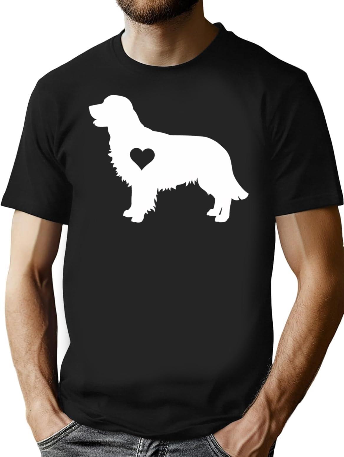 Golden Retriever Art Golden Retriever Love Golden Retriever Mama Golden Retriever Owner Golden Retriever T-Shirt - Black