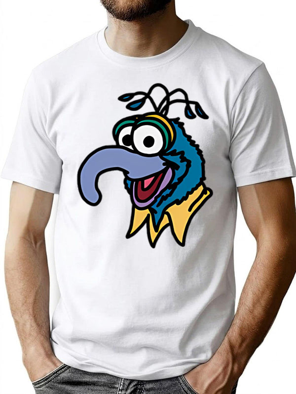 Gonzo T-Shirt - Retro Graphic Tee for Men & Women - White