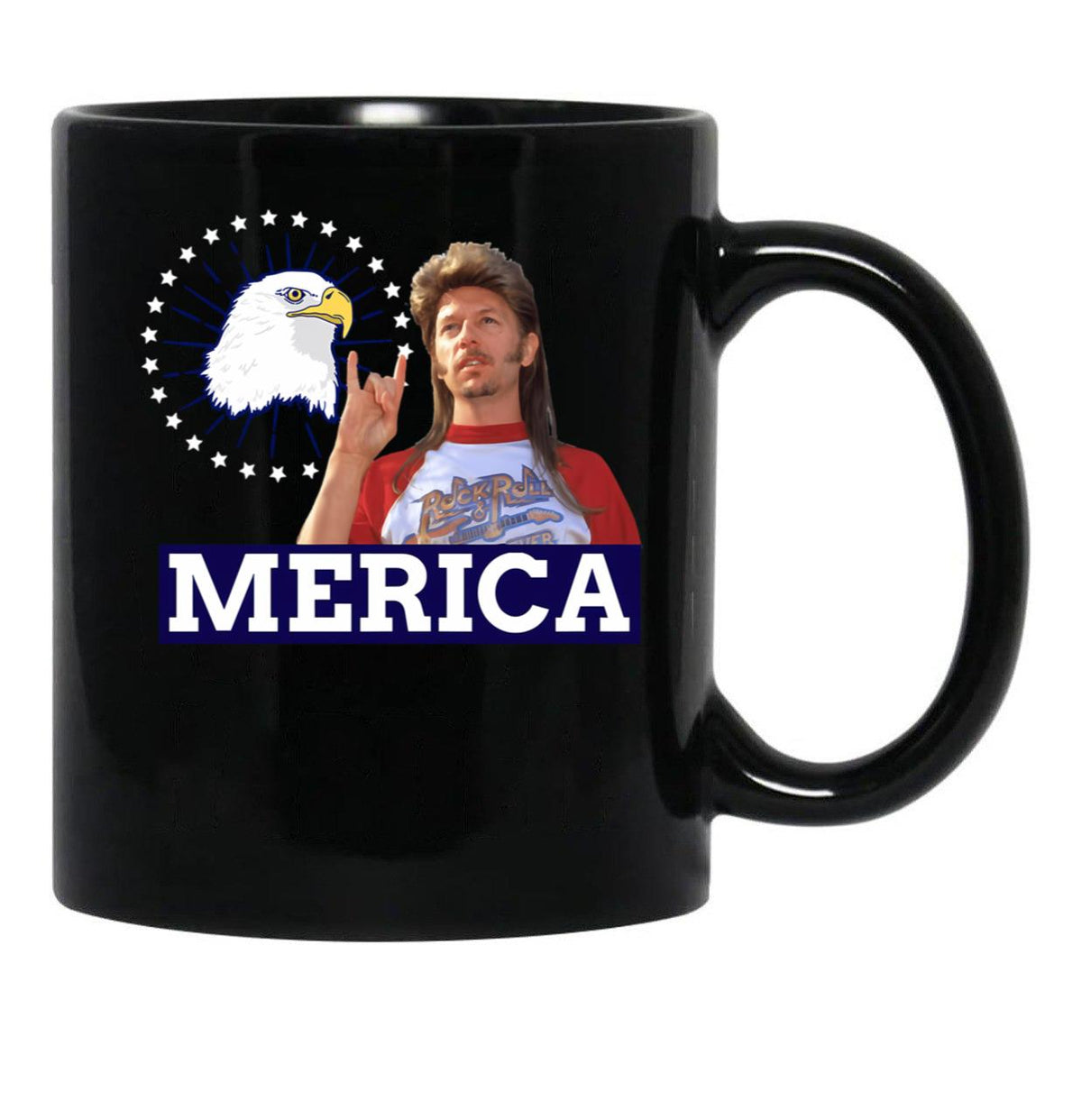 Graphic Joe Dirt 4Th Of July Fans Men Women Black Coffee Mug - Black