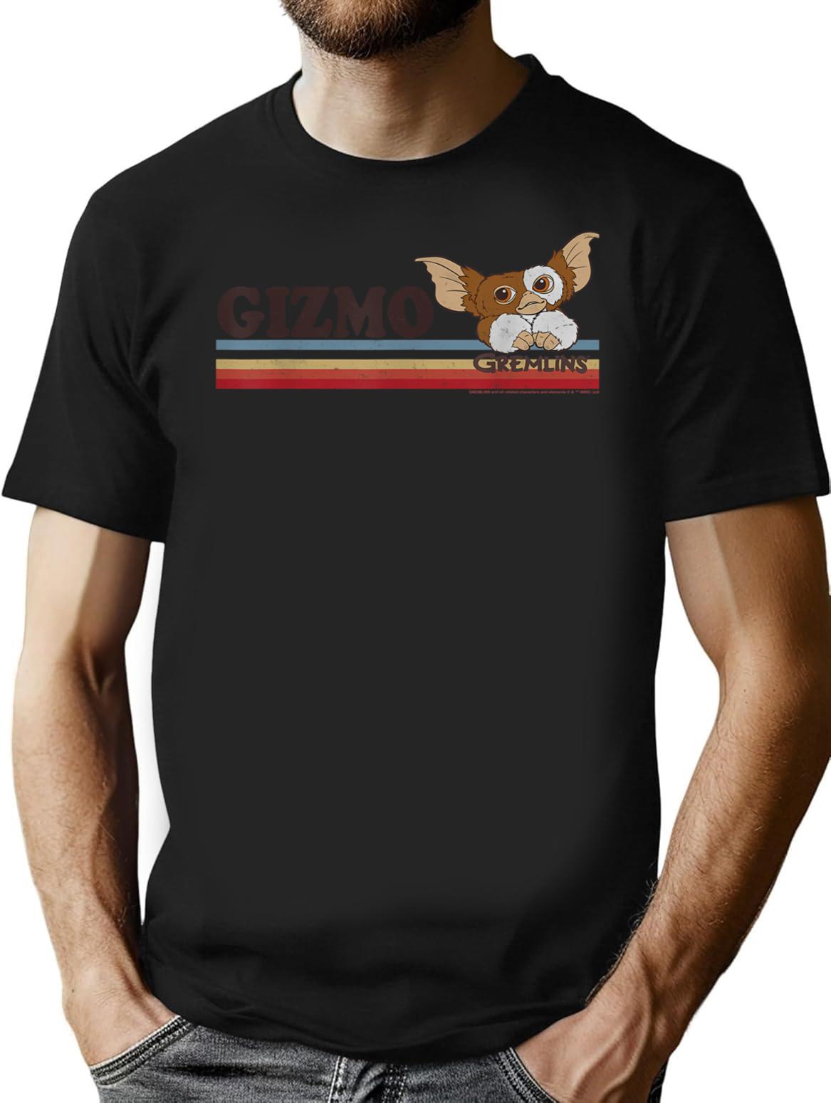 Gremlins Retro T-Shirt for Men & Women, T-Shirts Graphic Tee - Black
