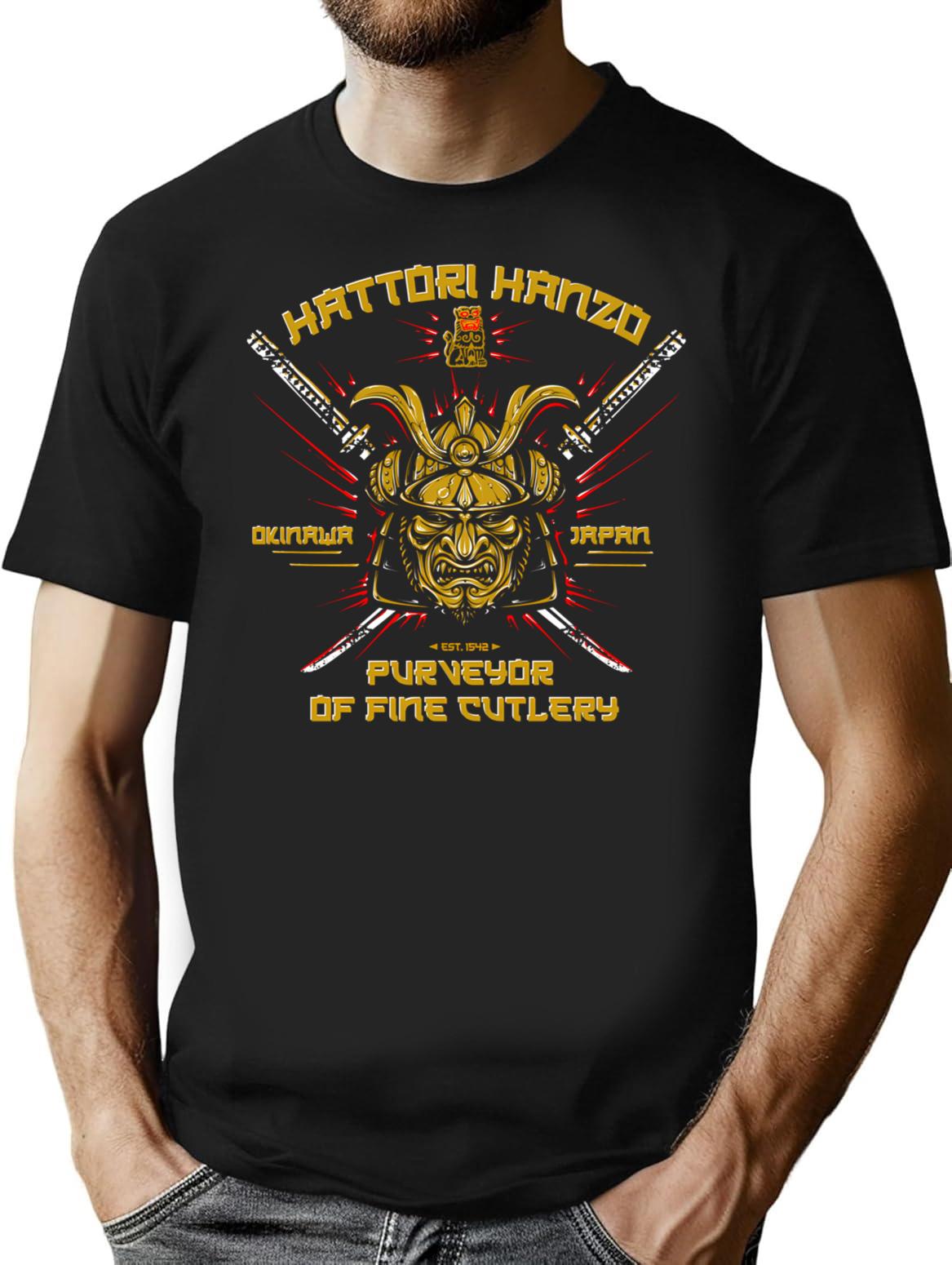 Hattori Hanzo Purveyor Of Fine Cutlery T-Shirt for Men & Women, T-Shirts Graphic Tee - Black