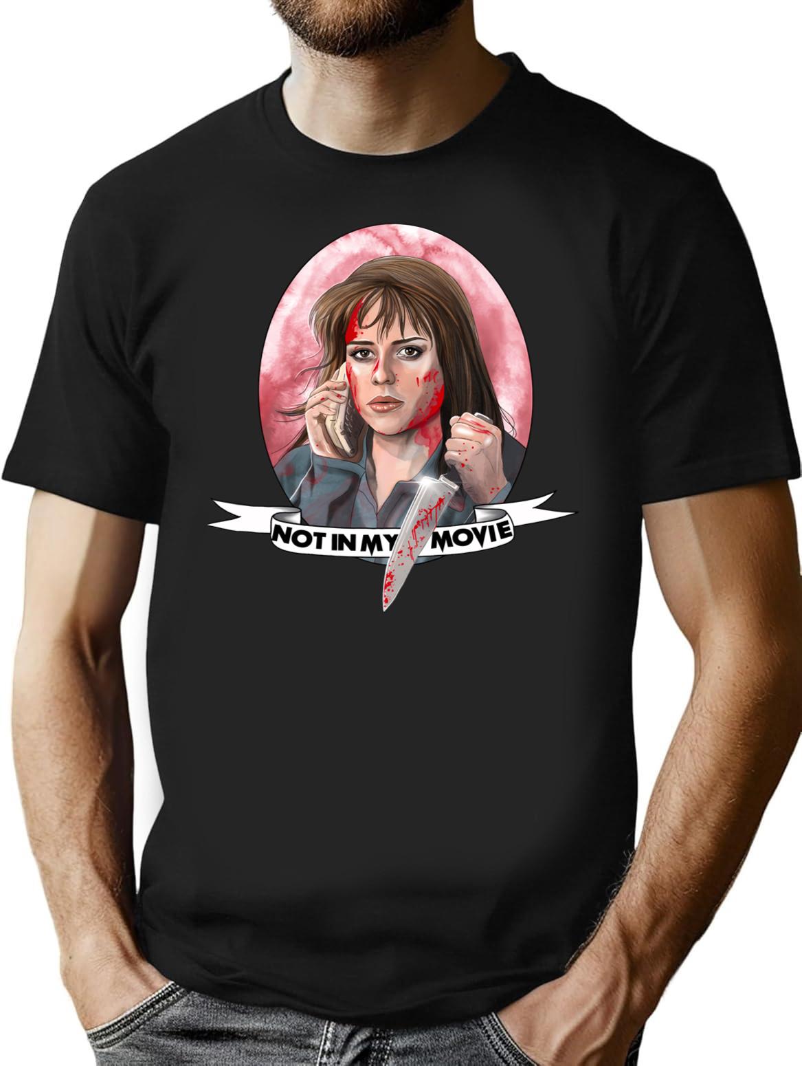 Hello Sidney Scream - Sidney Prescott T-Shirt for Men & Women, T-Shirts Graphic Tee - Black
