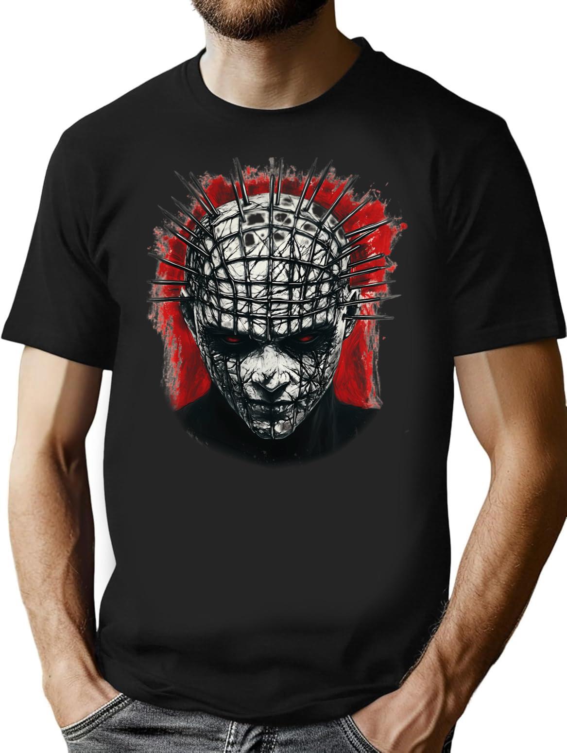Hellraiser T-Shirt for Men & Women, T-Shirts Graphic Tee - Black