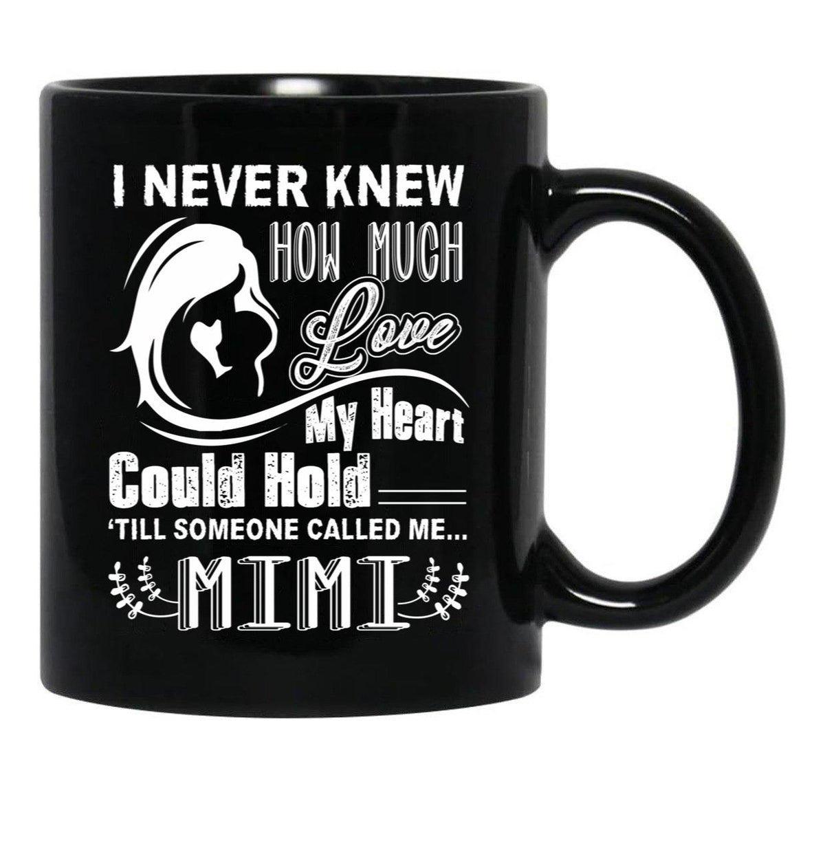 How Much Love My Heart Could Hold Till Someone Called Me Mimi Black Gift Coffee Mug - Black