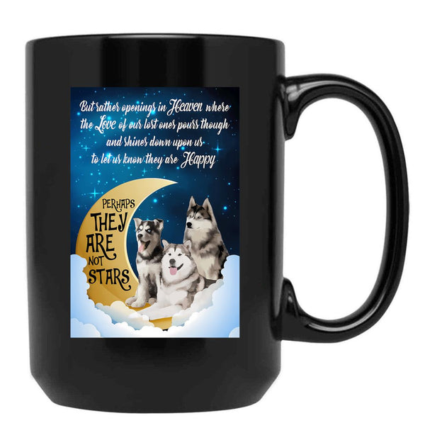 Husky Dog Meaning Quotes Black Coffee Mug, Gift Coffee Mug - Black