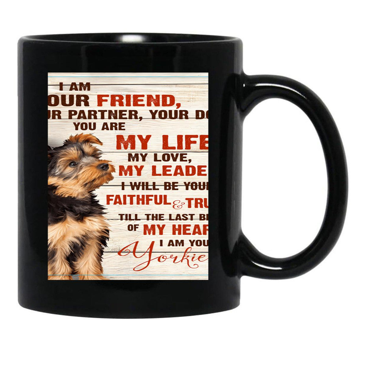 I Am Yourr Friend Your Partner Your Dog Blanket Black Gift Coffee Mug - Black