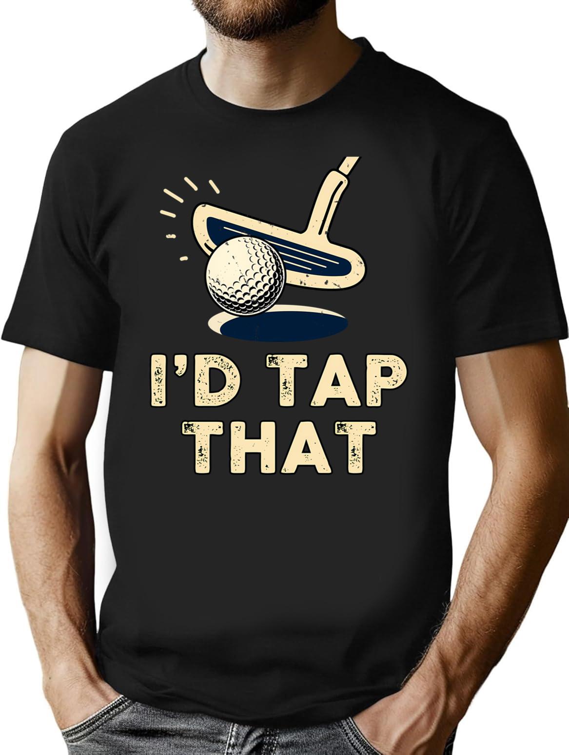 Id Tap That T-Shirt - Retro Graphic Tee for Men & Women - Black