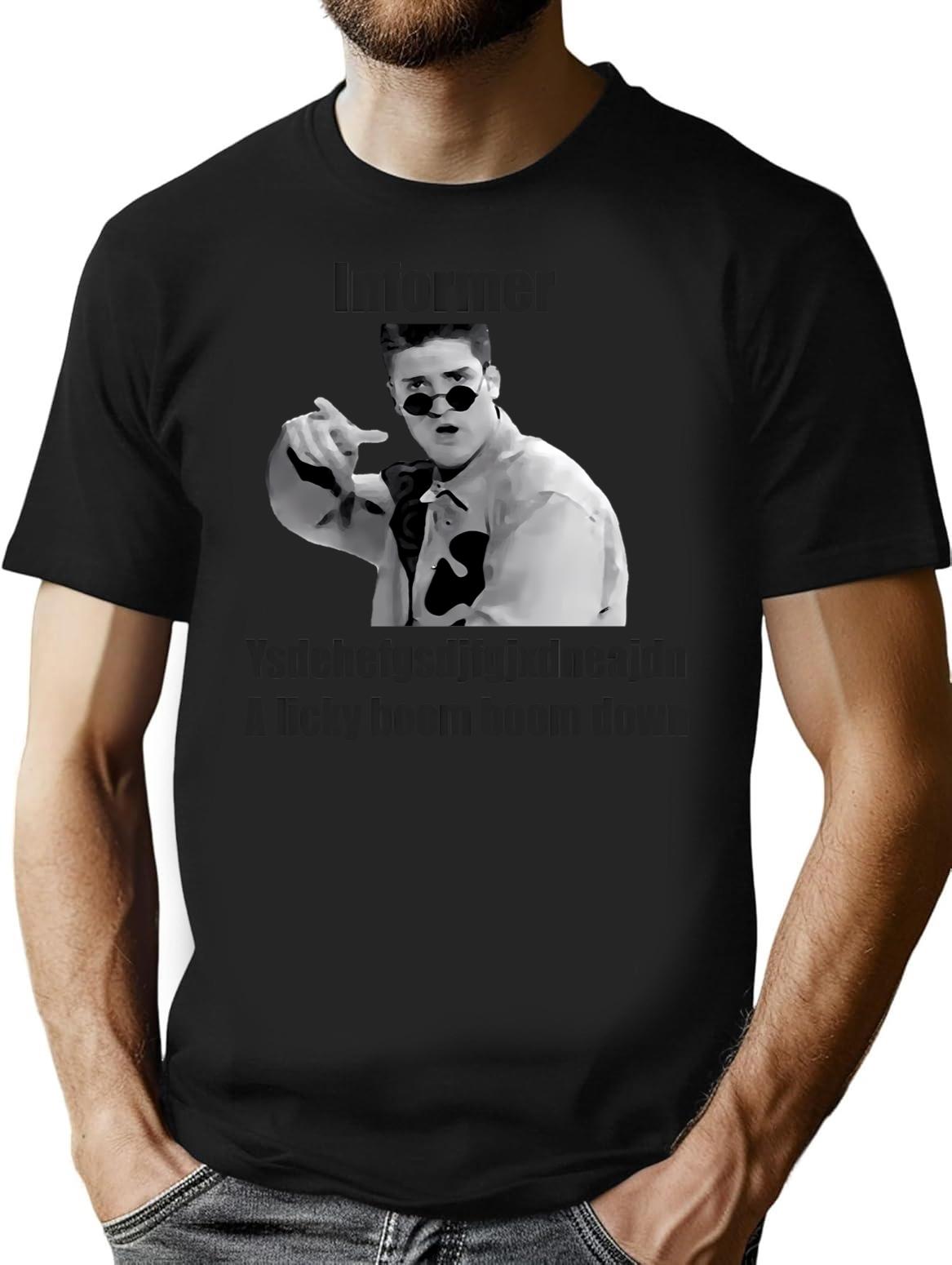 Informer 90s Rap Retro Vintage Shirt T-Shirt - Black