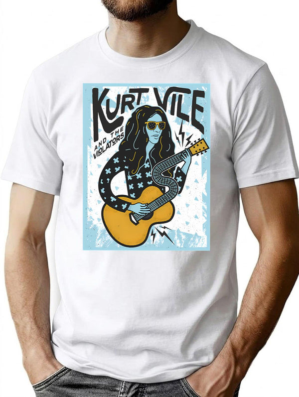 Interest Delicate Music Seniority Exciting Wesijine-kurt-vile-menawi Awesome For Music Fans T-Shirt - White