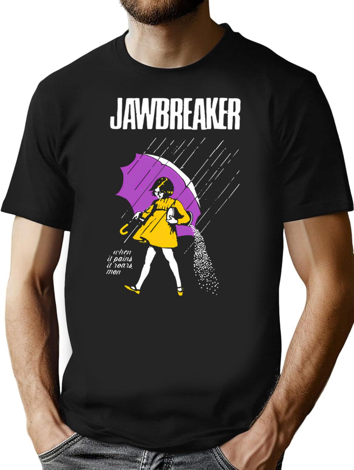 Jawbreaker ( Black ) T-Shirt - Retro Graphic Tee for Men & Women - Black
