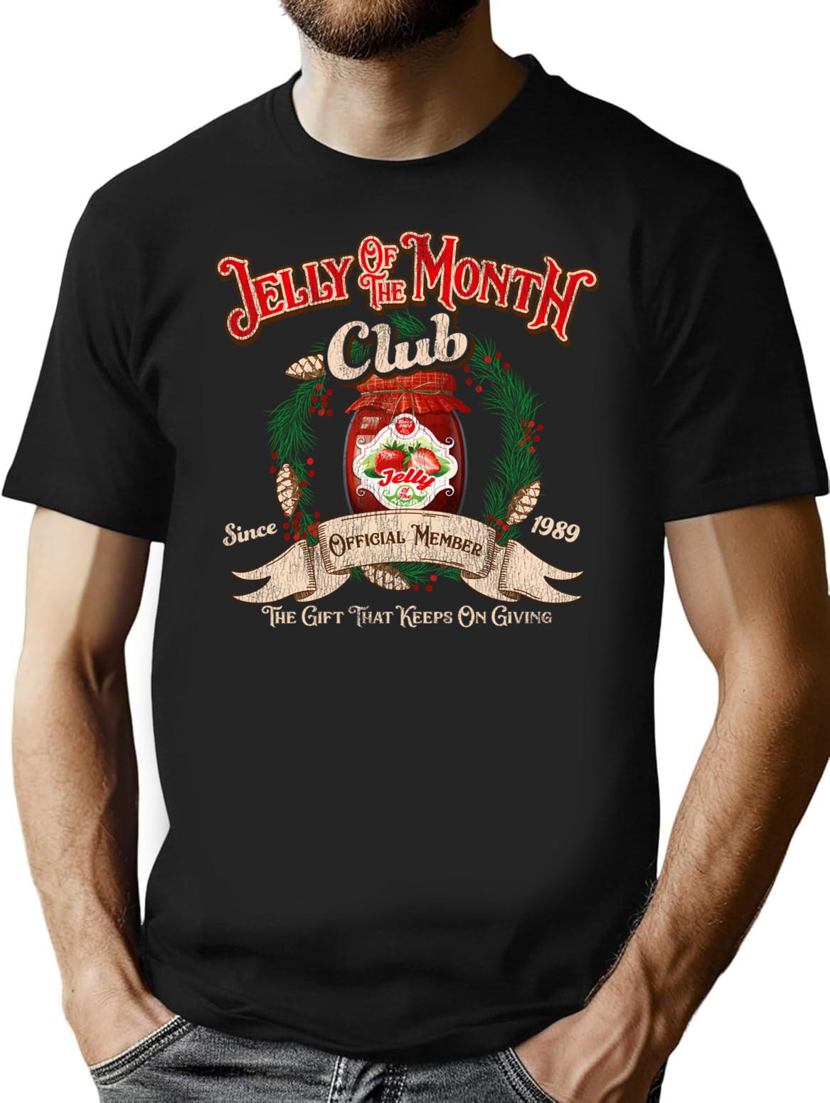 Jelly Of The Month Club Griswold Dks Worn T-Shirt for Men & Women, T-Shirts Graphic Tee - Black